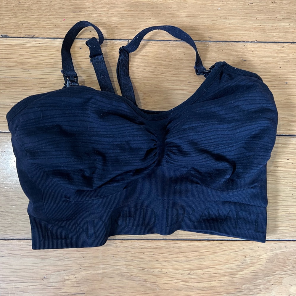 Kindred Bravely Sublime Hands Free Pumping and Nursing Bra - Black Size M